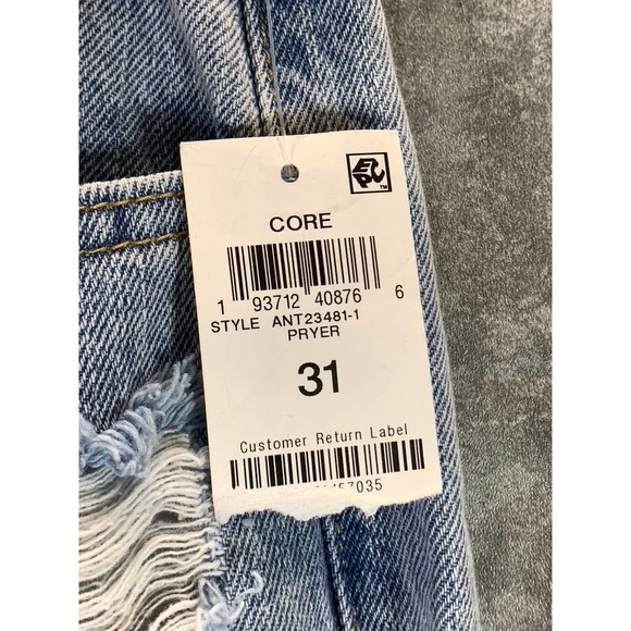 And Now This Women's Pryer Distressed Raw-Hem Denim Jeans SZ 31 - Picture 12 of 12